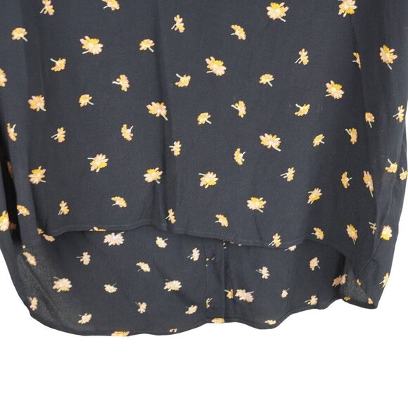 NWT Madewell Drapey V-Neck Button-Back Top in French Daisies Sz XS - Picture 8 of 15
